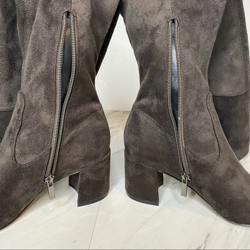 Marc Fisher Jayne Gray Over The Knee Boot 6M